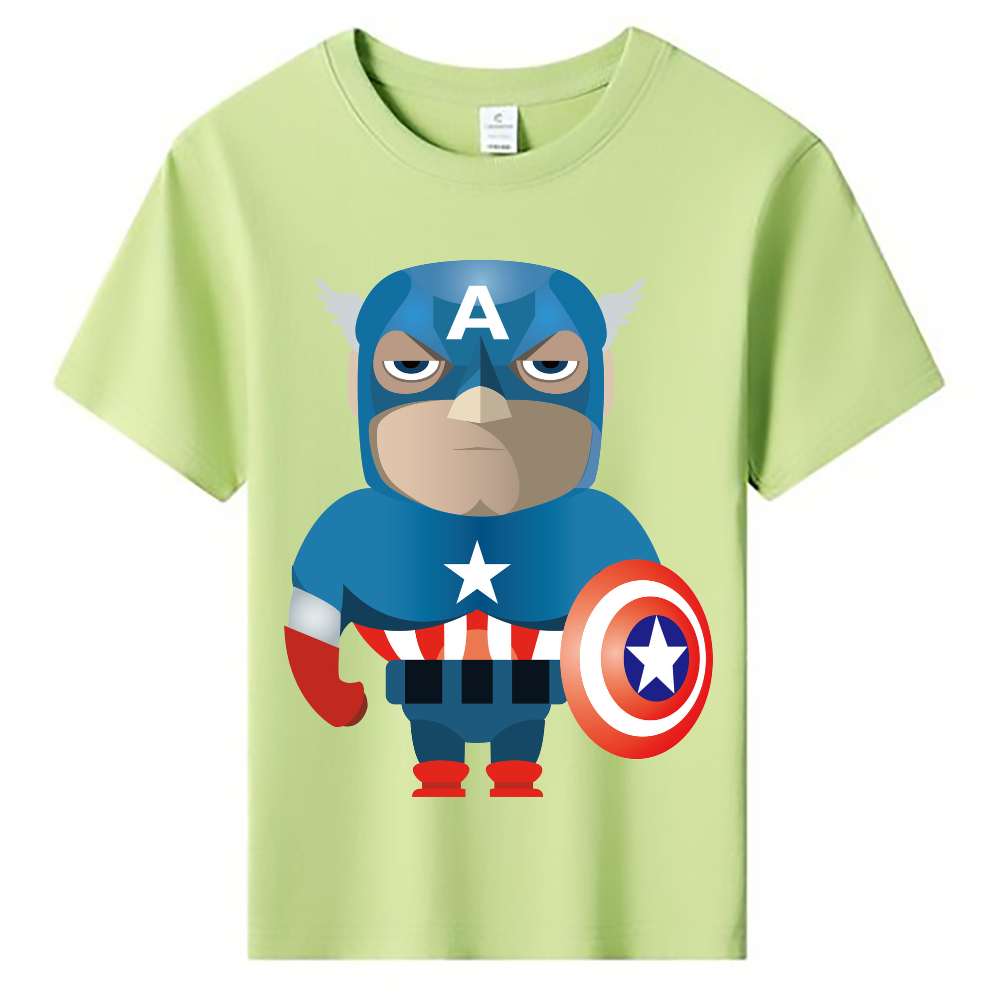 （画像用） アベンジャーズ The Avengers 綿100％キッズTシャツ（フロントプリント）